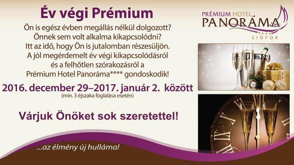 Premium Hotel Panorama Siófok Extérieur photo